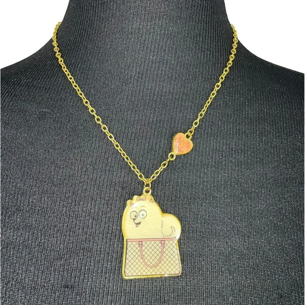 Disney The Secret Life of Pets‎ Jewelry Necklace I LOVE MAX Dog Purse